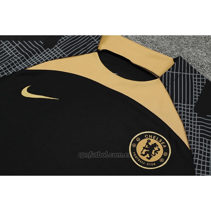 Chandal del Chelsea Manga Corta 2022-2023 Negro - Pantalon Corto